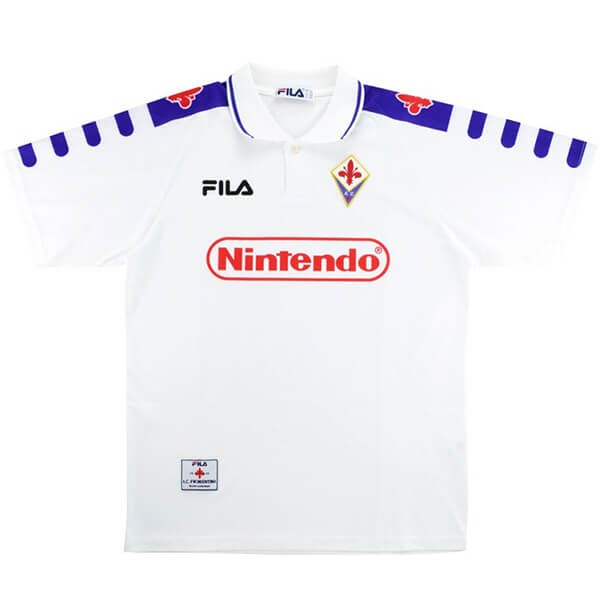 Camiseta Fiorentina FILA Segunda equipo Retro 1998 1999 Blanco